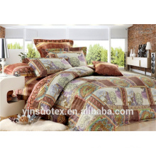 cheap polyester printed bed sheet/bedding set